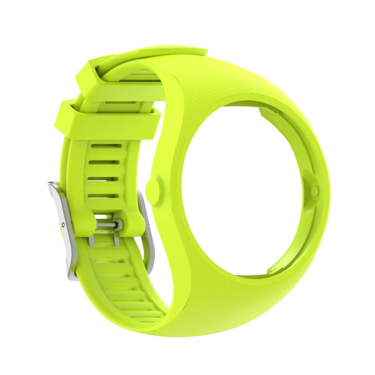 For POLAR M200 Texture Silicone Watch Band, One Size(Green) - by buy2fix | Online Shopping UK | buy2fix