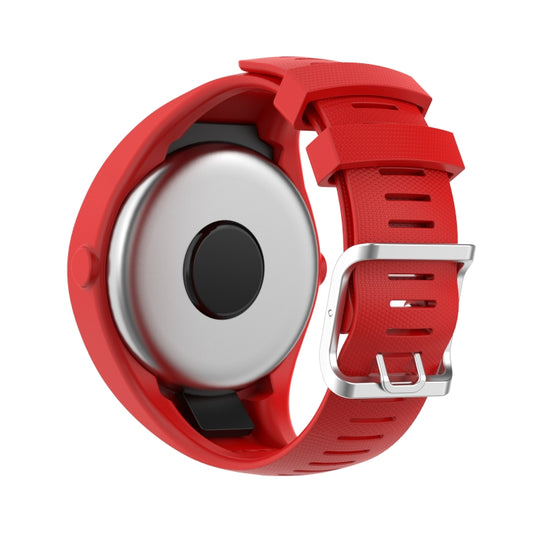 For POLAR M200 Texture Silicone Watch Band, One Size(Red) by buy2fix