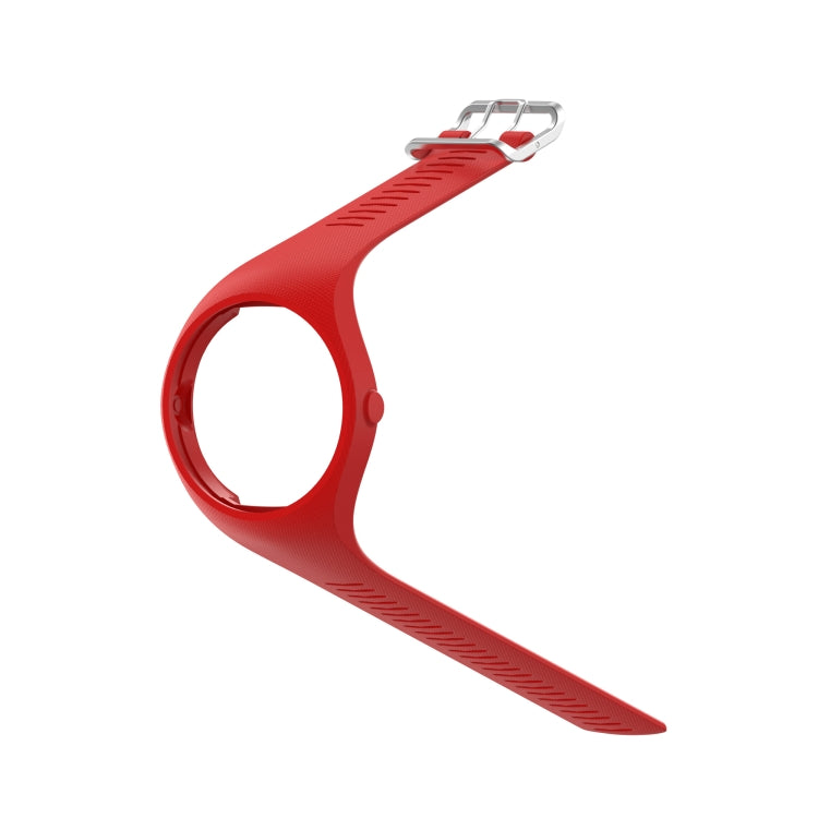 For POLAR M200 Texture Silicone Watch Band, One Size(Red) - by buy2fix | Online Shopping UK | buy2fix