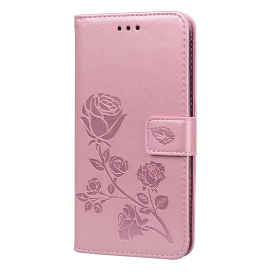 For Samsung Galaxy A32 5G Rose Embossed Horizontal Flip PU Leather Case with Holder & Card Slots & Wallet(Rose Gold) by buy2fix