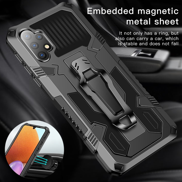 For Samsung Galaxy A32 4G Armor Warrior Shockproof PC + TPU Protective Case(Army Green) - Galaxy Phone Cases by buy2fix | Online Shopping UK | buy2fix