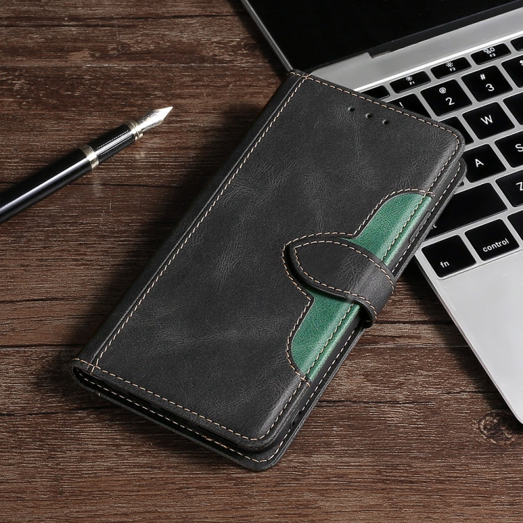 For Xiaomi Redmi Note 8 Pro Stitching Skin Feel Magnetic Buckle Horizontal Flip PU Leather Case with Holder & Card Slots & Wallet(Black) - Xiaomi Cases by buy2fix | Online Shopping UK | buy2fix