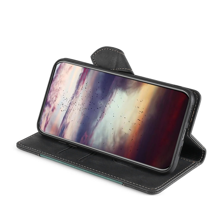 For Xiaomi Pocophone F1 Stitching Skin Feel Magnetic Buckle Horizontal Flip PU Leather Case with Holder & Card Slots & Wallet(Black) - Xiaomi Cases by buy2fix | Online Shopping UK | buy2fix