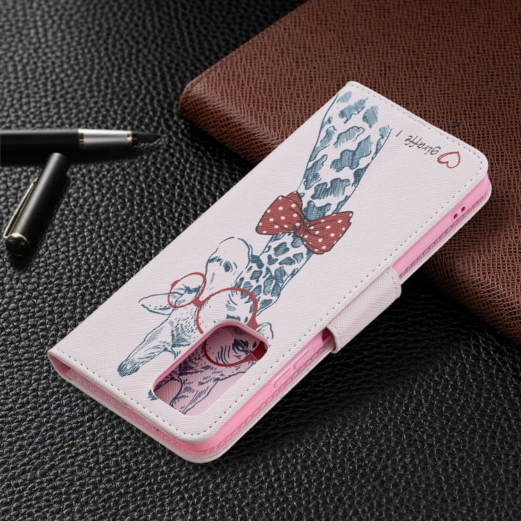 For Xiaomi Redmi Note 10 Pro Colored Drawing Pattern Horizontal Flip Leather Case with Holder & Card Slots & Wallet(Deer) by buy2fix