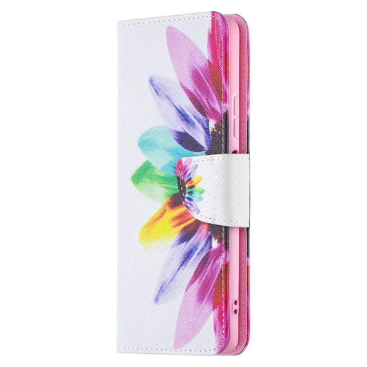 For Xiaomi Redmi Note 10 Pro Colored Drawing Pattern Horizontal Flip Leather Case with Holder & Card Slots & Wallet(Sun Flower) by buy2fix