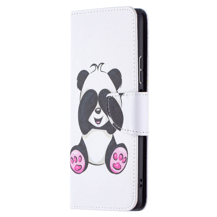 For Xiaomi Redmi Note 10 Pro Colored Drawing Pattern Horizontal Flip Leather Case with Holder & Card Slots & Wallet(Panda) - Xiaomi Cases by buy2fix | Online Shopping UK | buy2fix