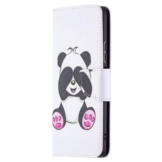 For Xiaomi Redmi Note 10 Pro Colored Drawing Pattern Horizontal Flip Leather Case with Holder & Card Slots & Wallet(Panda) by buy2fix