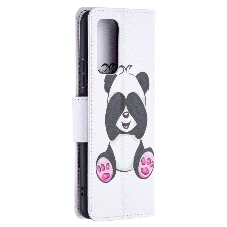For Xiaomi Redmi Note 10 Pro Colored Drawing Pattern Horizontal Flip Leather Case with Holder & Card Slots & Wallet(Panda) - Xiaomi Cases by buy2fix | Online Shopping UK | buy2fix