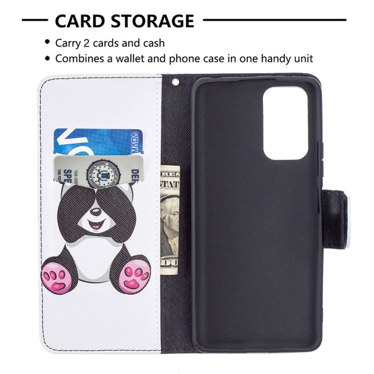 For Xiaomi Redmi Note 10 Pro Colored Drawing Pattern Horizontal Flip Leather Case with Holder & Card Slots & Wallet(Panda) - Xiaomi Cases by buy2fix | Online Shopping UK | buy2fix