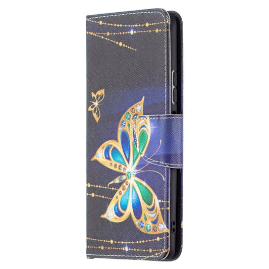 For Xiaomi Redmi Note 10 Pro Colored Drawing Pattern Horizontal Flip Leather Case with Holder & Card Slots & Wallet(Big Butterfly) by buy2fix