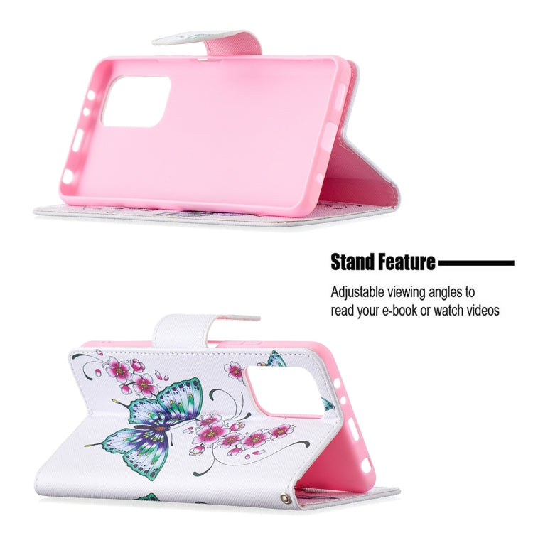 For Xiaomi Redmi Note 10 Pro Colored Drawing Pattern Horizontal Flip Leather Case with Holder & Card Slots & Wallet(Peach Blossom Butterfly) - Xiaomi Cases by buy2fix | Online Shopping UK | buy2fix