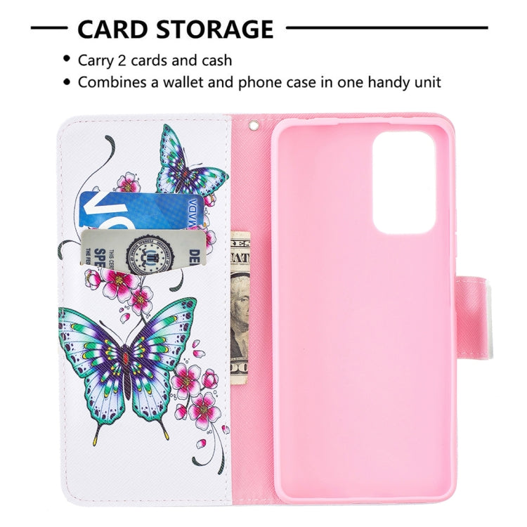 For Xiaomi Redmi Note 10 Pro Colored Drawing Pattern Horizontal Flip Leather Case with Holder & Card Slots & Wallet(Peach Blossom Butterfly) - Xiaomi Cases by buy2fix | Online Shopping UK | buy2fix