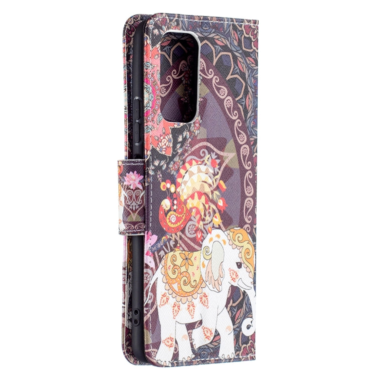 For Xiaomi Redmi Note 10 Pro Colored Drawing Pattern Horizontal Flip Leather Case with Holder & Card Slots & Wallet(Flowers Elephant) - Xiaomi Cases by buy2fix | Online Shopping UK | buy2fix