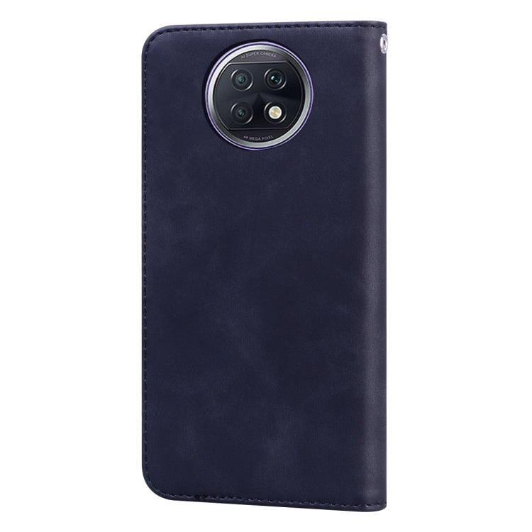 For Xiaomi Redmi Note 9T Frosted Business Magnetic Horizontal Flip PU Leather Case with Holder & Card Slot & Lanyard(Black) - Xiaomi Cases by buy2fix | Online Shopping UK | buy2fix