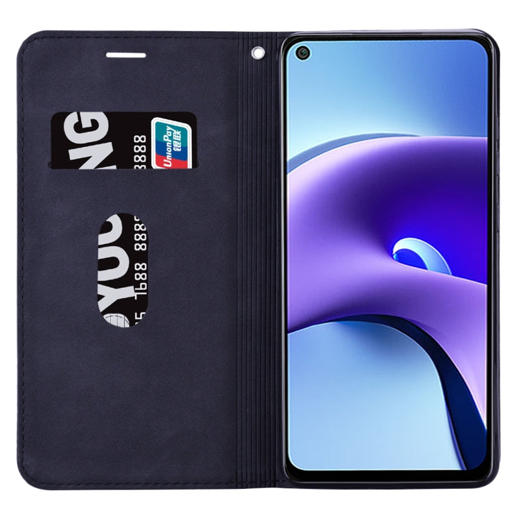 For Xiaomi Redmi Note 9T Frosted Business Magnetic Horizontal Flip PU Leather Case with Holder & Card Slot & Lanyard(Black) - Xiaomi Cases by buy2fix | Online Shopping UK | buy2fix