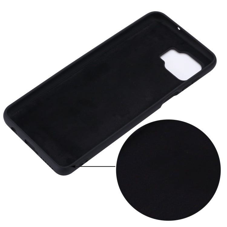 For Motorola Moto G 5G Plus Solid Color Liquid Silicone Dropproof Full Coverage Protective Case(Black) - Motorola Cases by buy2fix | Online Shopping UK | buy2fix