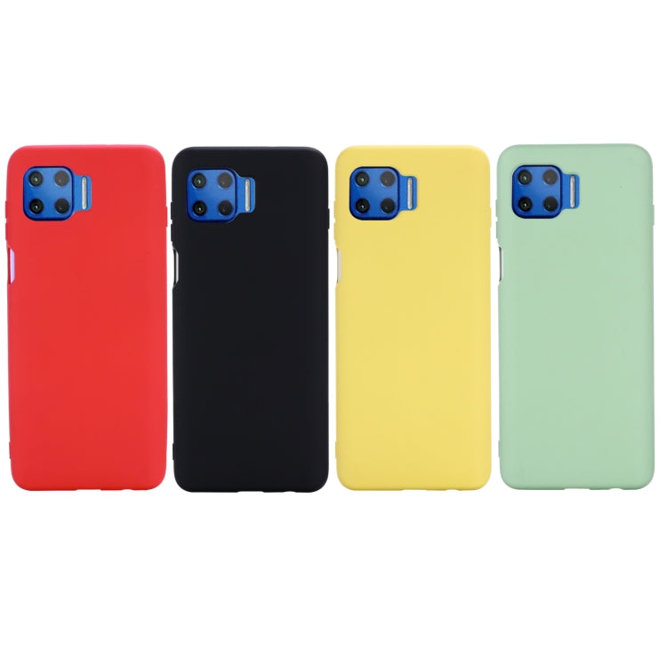 For Motorola Moto G 5G Plus Solid Color Liquid Silicone Dropproof Full Coverage Protective Case(Yellow) by buy2fix