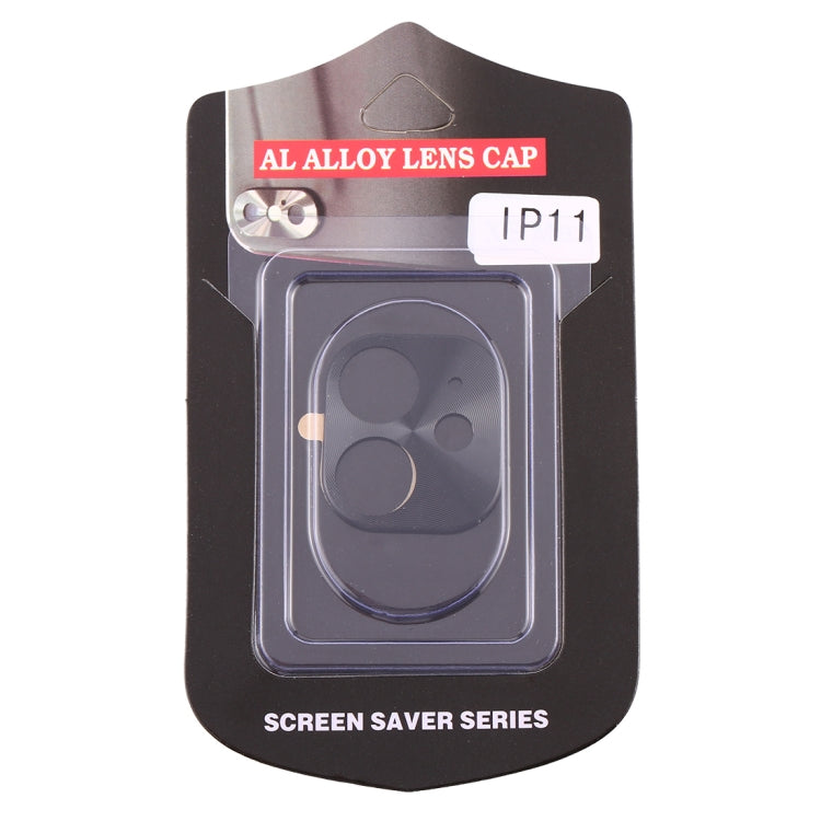 For iPhone 11 Rear Camera Lens Protective Lens Film Cardboard Style(Black) - Other by buy2fix | Online Shopping UK | buy2fix