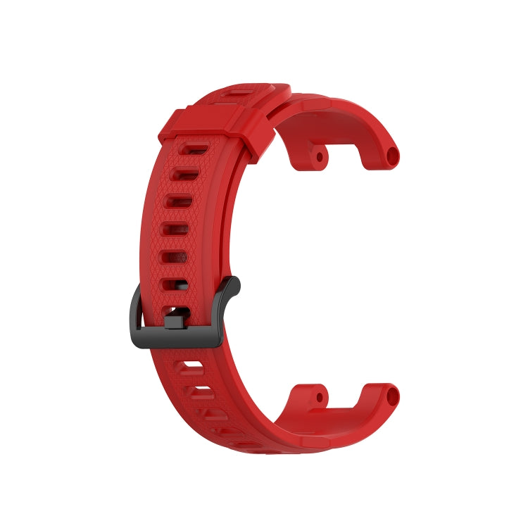 For Amazfit T-Rex Pro / Amazfit T-Rex Silicone Watch Band with Dismantling Tools, One Size(Red) - Watch Bands by buy2fix | Online Shopping UK | buy2fix