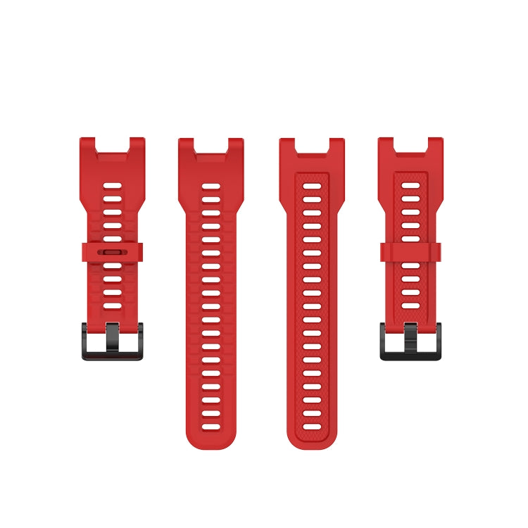 For Amazfit T-Rex Pro / Amazfit T-Rex Silicone Watch Band with Dismantling Tools, One Size(Red) - Watch Bands by buy2fix | Online Shopping UK | buy2fix