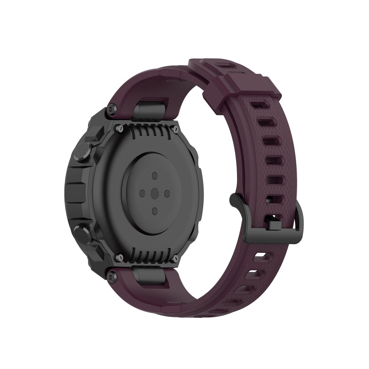 For Amazfit T-Rex Pro / Amazfit T-Rex Silicone Watch Band with Dismantling Tools, One Size(Purple) - Watch Bands by buy2fix | Online Shopping UK | buy2fix