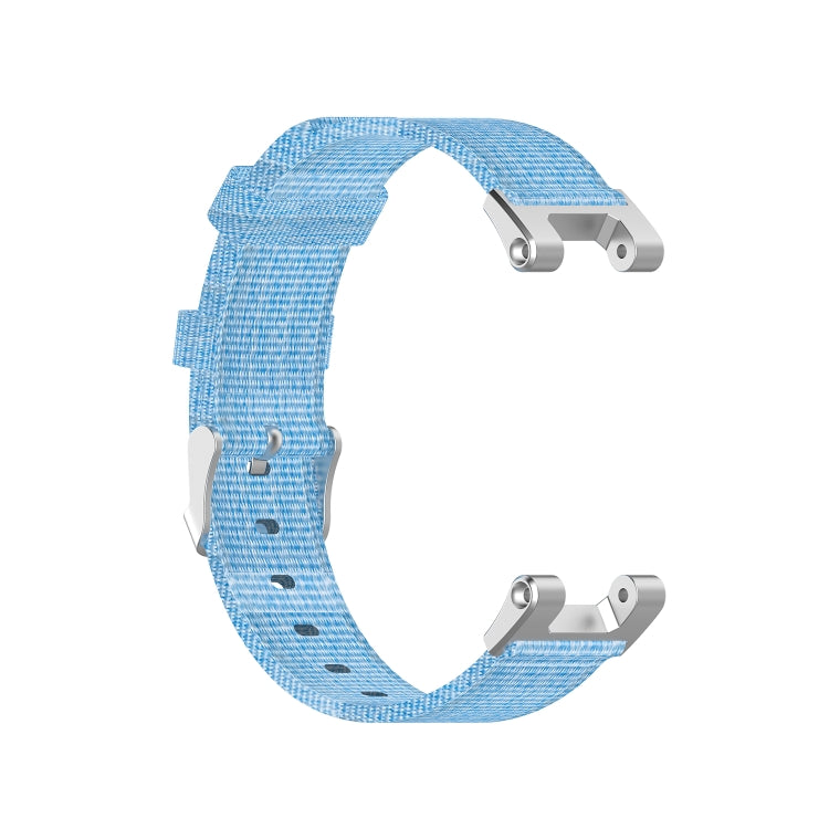 For Amazfit T-Rex Pro / Amazfit T-Rex Nylon Canvas Watch Band with Dismantling Tools, One Size(Baby Blue) - Watch Bands by buy2fix | Online Shopping UK | buy2fix