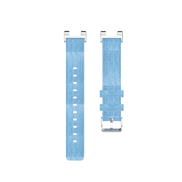 For Amazfit T-Rex Pro / Amazfit T-Rex Nylon Canvas Watch Band with Dismantling Tools, One Size(Baby Blue) - Watch Bands by buy2fix | Online Shopping UK | buy2fix