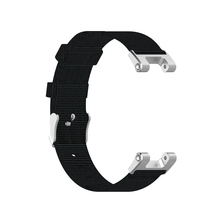 For Amazfit T-Rex Pro / Amazfit T-Rex Nylon Canvas Watch Band with Dismantling Tools, One Size(Black) - Watch Bands by buy2fix | Online Shopping UK | buy2fix