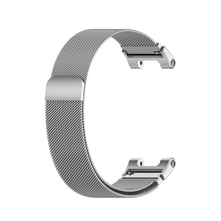 For Amazfit T-Rex Pro / Amazfit T-Rex Milanese Magnetic Metal Watch Band(Silver) - Watch Bands by buy2fix | Online Shopping UK | buy2fix