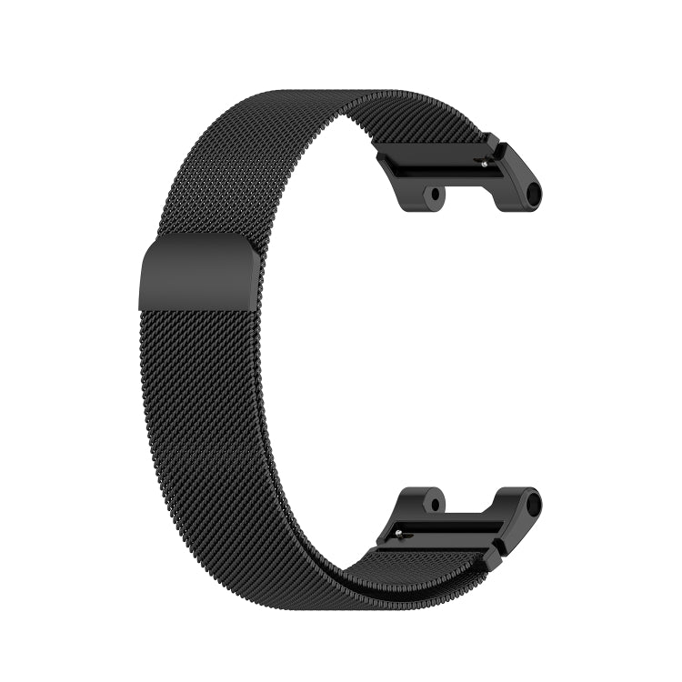 For Amazfit T-Rex Pro / Amazfit T-Rex Milanese Magnetic Metal Watch Band(Black) - Watch Bands by buy2fix | Online Shopping UK | buy2fix