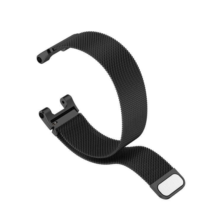 For Amazfit T-Rex Pro / Amazfit T-Rex Milanese Magnetic Metal Watch Band(Black) - Watch Bands by buy2fix | Online Shopping UK | buy2fix