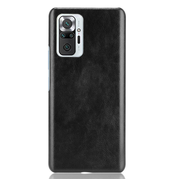 For Xiaomi Redmi Note 10 Pro (India version) / Note 10 Pro Max Shockproof Litchi Texture PC + PU Case(Black) - Xiaomi Cases by buy2fix | Online Shopping UK | buy2fix