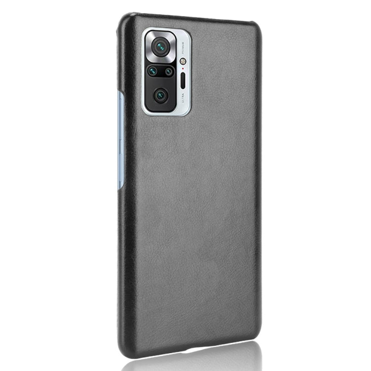 For Xiaomi Redmi Note 10 Pro (India version) / Note 10 Pro Max Shockproof Litchi Texture PC + PU Case(Black) - Xiaomi Cases by buy2fix | Online Shopping UK | buy2fix