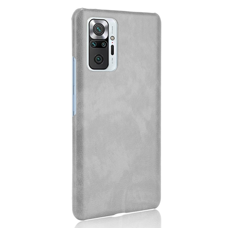 For Xiaomi Redmi Note 10 Pro (India version) / Note 10 Pro Max Shockproof Litchi Texture PC + PU Case(Gray) - Xiaomi Cases by buy2fix | Online Shopping UK | buy2fix