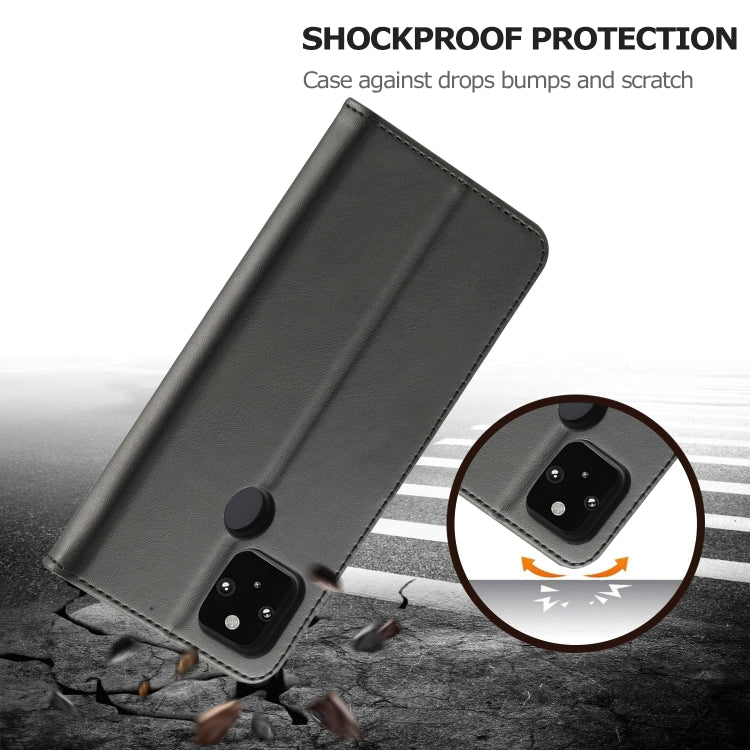 For OPPO Realme C21 / C20 LC.IMEEKE Calf Texture Horizontal Flip Leather Case, with Holder & Card Slots & Wallet(Black) by LC.IMEEKE