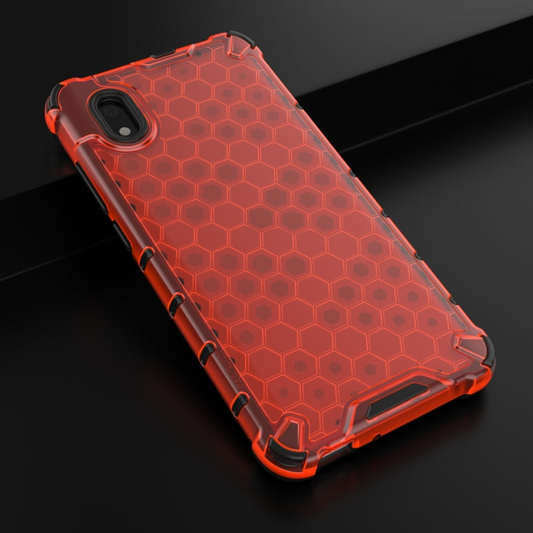 For Alcatel 1B (2020) Shockproof Honeycomb PC + TPU Case(Red) - Alcatel Cases by buy2fix | Online Shopping UK | buy2fix
