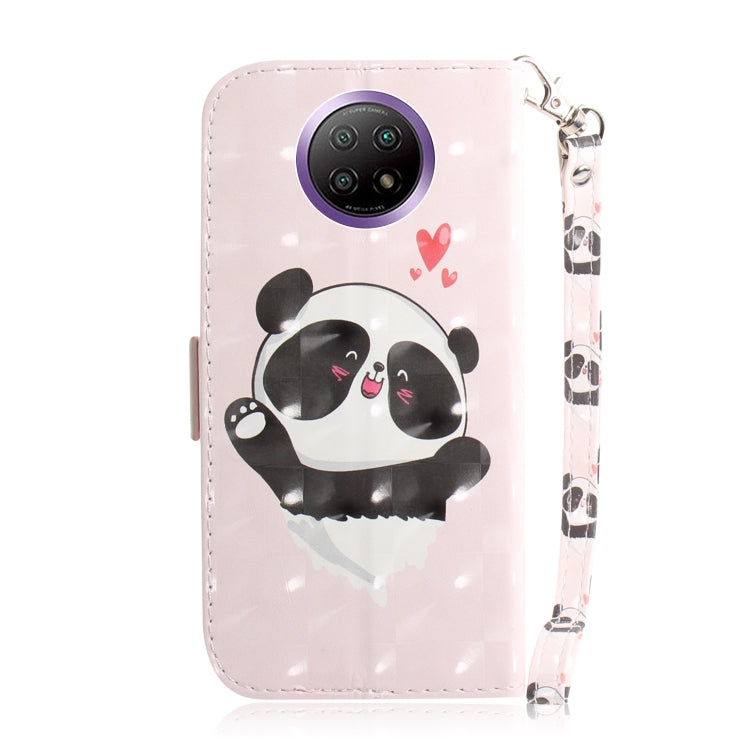 For Xiaomi Redmi Note 9T / 9 5G 3D Painted Pattern Magnetic Attraction Horizontal Flip Leather Case with Holder & Card Slot & Wallet & Lanyard(Love-heart Bear) - Xiaomi Cases by buy2fix | Online Shopping UK | buy2fix