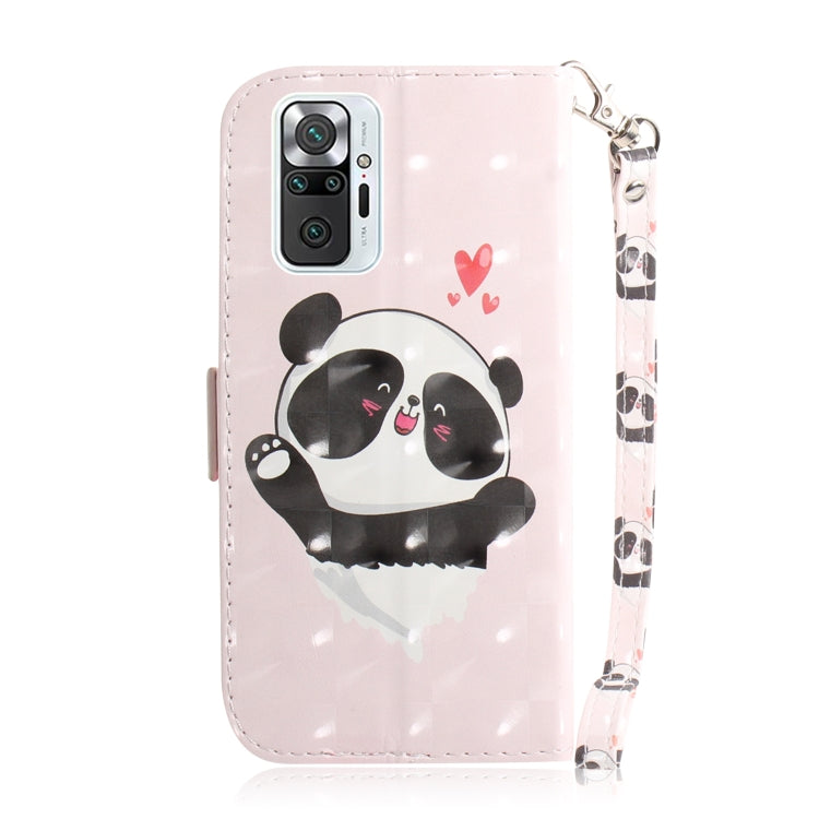 For Xiaomi Redmi Note 10 Pro 3D Painted Pattern Magnetic Attraction Horizontal Flip Leather Case with Holder & Card Slot & Wallet & Lanyard(Love-heart Bear) - Xiaomi Cases by buy2fix | Online Shopping UK | buy2fix