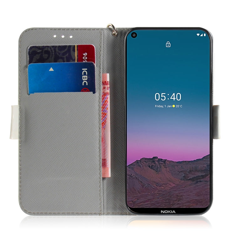 For Nokia 5.4 3D Painted Pattern Magnetic Attraction Horizontal Flip Leather Case with Holder & Card Slot & Wallet & Lanyard(Pekingese Dag) - Nokia Cases by buy2fix | Online Shopping UK | buy2fix