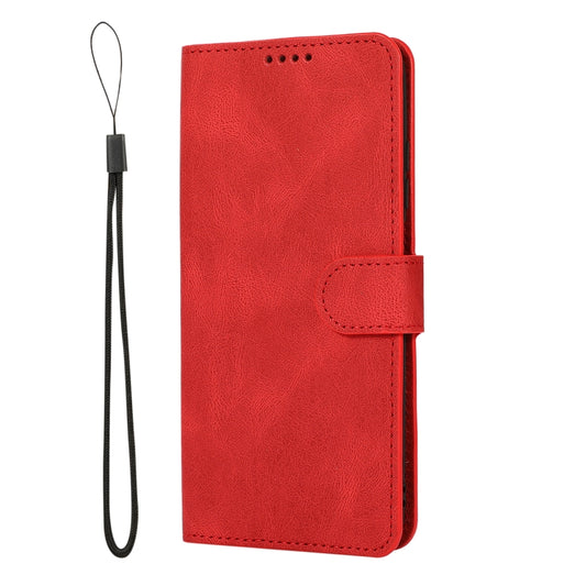 For Xiaomi Redmi Note 10 Fantasy Classic Skin-feel Calfskin Texture Magnetic Buckle Horizontal Flip PU Leather Case with Holder & Card Slot & Wallet(Red) by buy2fix