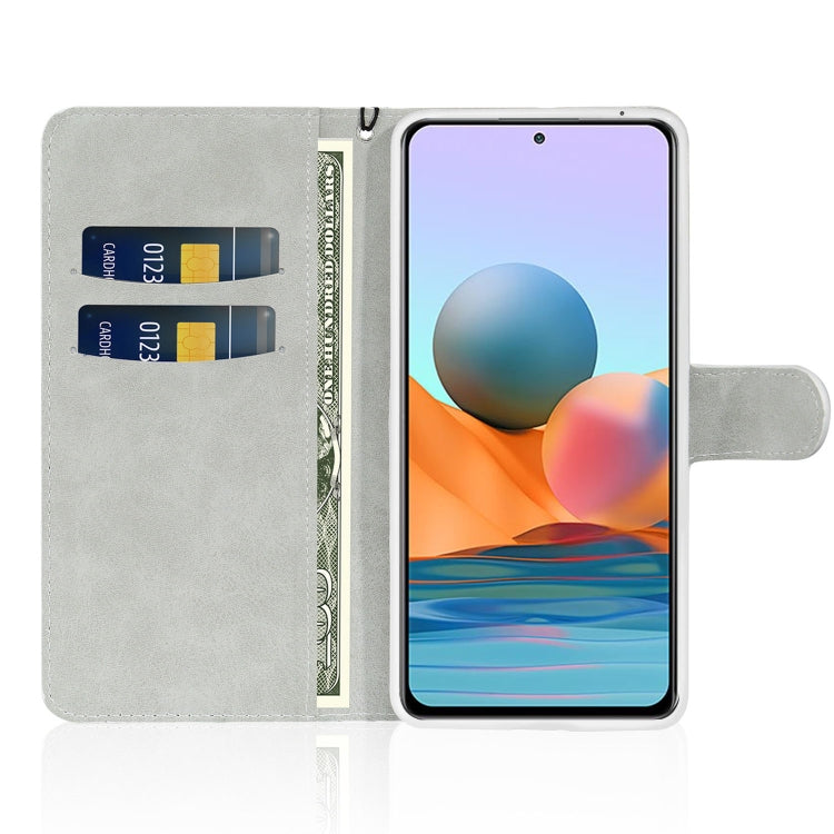 For Xiaomi Redmi Note 10 Pro Glitter Powder Horizontal Flip Leather Case with Card Slots & Holder & Lanyard(Pink) - Xiaomi Cases by buy2fix | Online Shopping UK | buy2fix