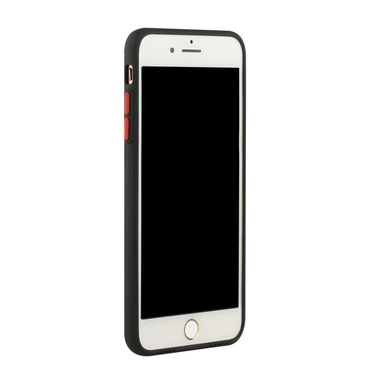 Card Slot Design Shockproof TPU Protective Case For iPhone 8 Plus & 7 Plus(Black) - More iPhone Cases by buy2fix | Online Shopping UK | buy2fix
