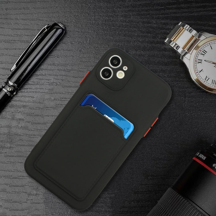 Card Slot Design Shockproof TPU Protective Case For iPhone 11(Black) - iPhone 11 Cases by buy2fix | Online Shopping UK | buy2fix
