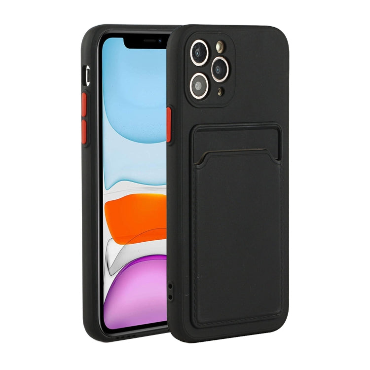 Card Slot Design Shockproof TPU Protective Case For iPhone 11 Pro(Black) - iPhone 11 Pro Cases by buy2fix | Online Shopping UK | buy2fix