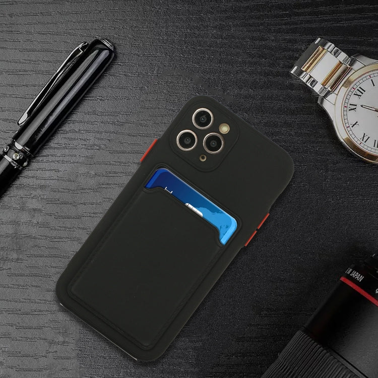Card Slot Design Shockproof TPU Protective Case For iPhone 11 Pro(Black) - iPhone 11 Pro Cases by buy2fix | Online Shopping UK | buy2fix
