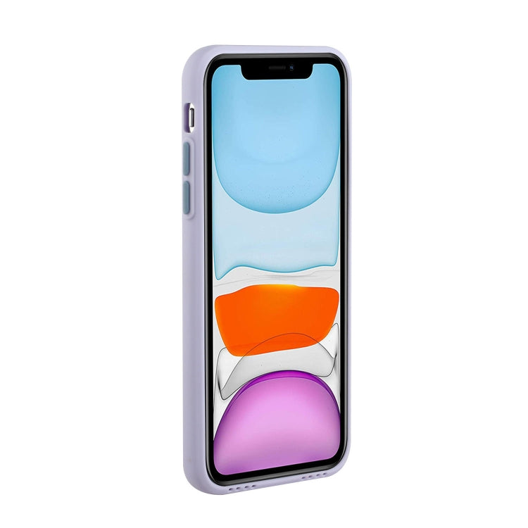 Card Slot Design Shockproof TPU Protective Case For iPhone 11 Pro(Purple) - iPhone 11 Pro Cases by buy2fix | Online Shopping UK | buy2fix