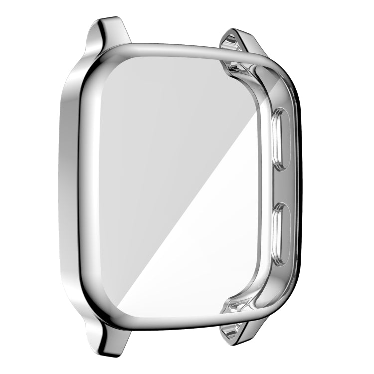 For Garmin Venu Sq Full Coverage TPU Electroplating Protective Case(Silver) - Watch Cases by buy2fix | Online Shopping UK | buy2fix