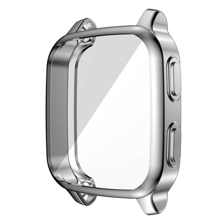 For Garmin Venu Sq Full Coverage TPU Electroplating Protective Case(Silver) - Watch Cases by buy2fix | Online Shopping UK | buy2fix