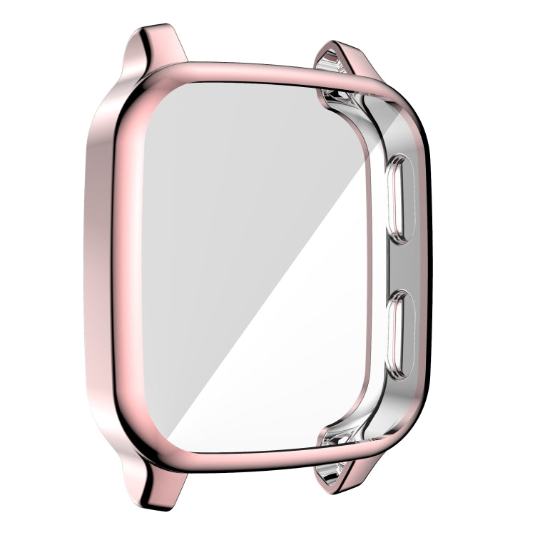 For Garmin Venu Sq Full Coverage TPU Electroplating Protective Case(Pink) - Watch Cases by buy2fix | Online Shopping UK | buy2fix