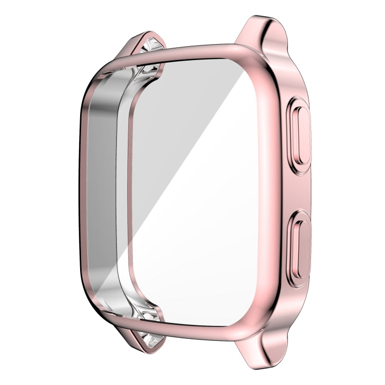 For Garmin Venu Sq Full Coverage TPU Electroplating Protective Case(Pink) - Watch Cases by buy2fix | Online Shopping UK | buy2fix